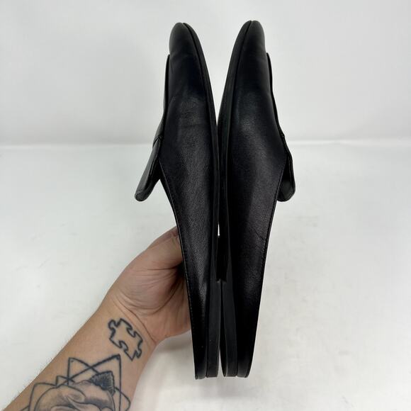 Everlane Slip On Flat Heel Mule Black - Picture 5 of 9